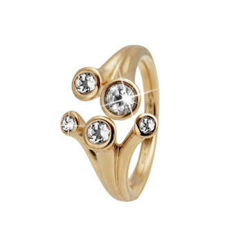 Christina Jewelry & Watches - Topaz Fountain ring - forgyldt sølv m/ topas 800-3.12.B